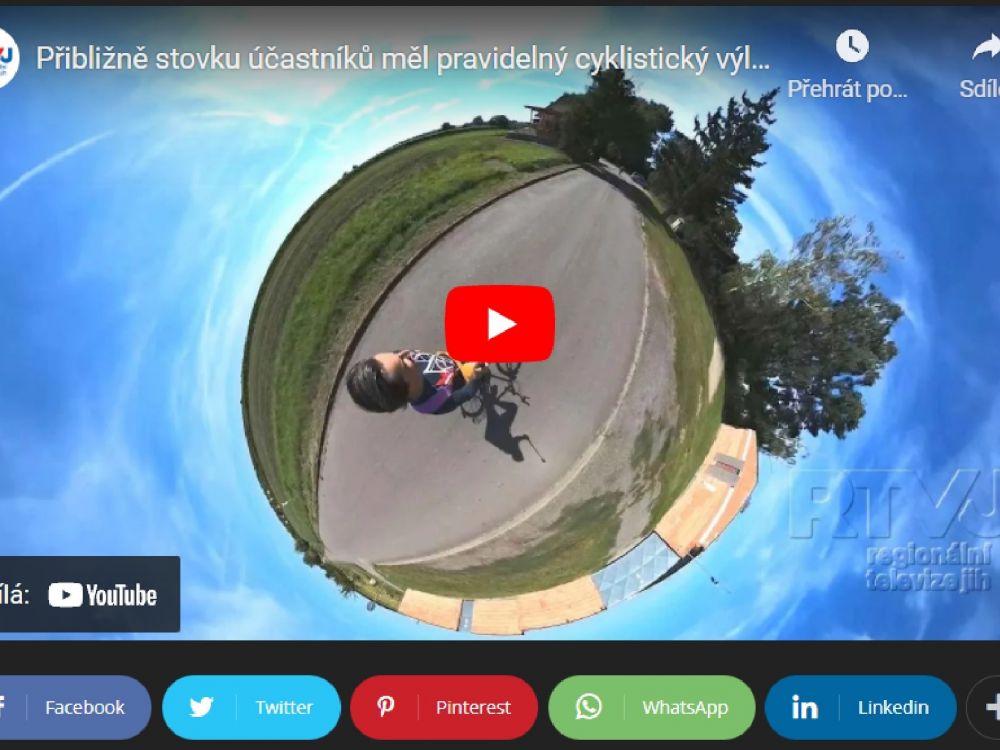 Cyklovýlet projel Podlužím. TAS pomáhala s videoreportáží